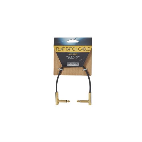 RockBoard Flat Patch Cable Gold.  20cm