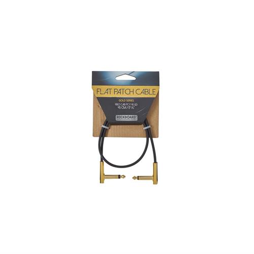 RockBoard Flat Patch Cable Gold Connector. 45cm