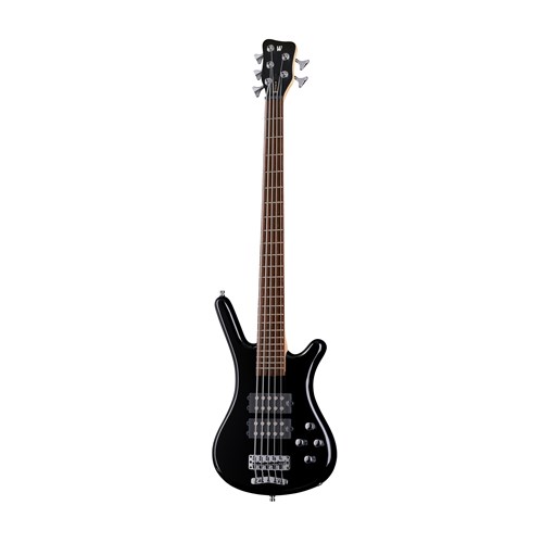 RockBass Corvette $$ 5-String Solid Black High Polish