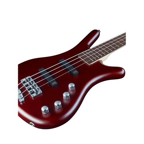 Warwick TeamBuilt Corvette 4-String Burgundy Red Transparent Satin