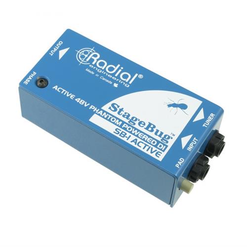 Radial SB-1 - Compact Active DI for acoustic guitar, pad, 48V phantom powered 