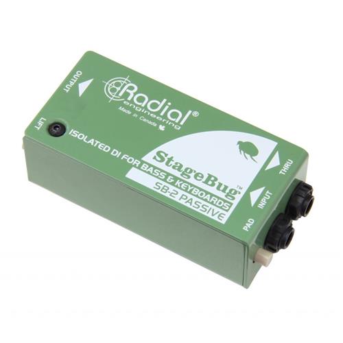 Radial SB-2 - Compact passive DI for bass, keyboards & active instruments 