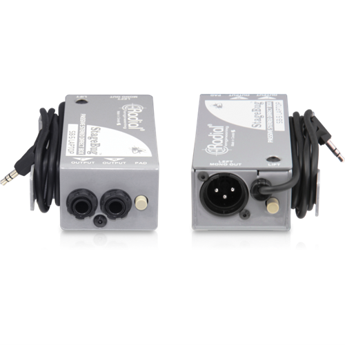 Radial SB-5 - Compact Stereo DI for computers with sidewinder attached cable