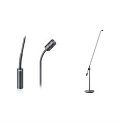 DAp d:dicate™4011FGT Cardioid Microphone, Twin 120 cm Boom, Floor Stand 