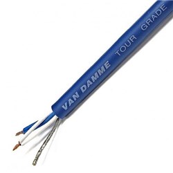 TourGrade Classic XKE starquad microphone cable, Blue 100m