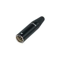 REAN TINY XLR 4 pin male cable connector black/gold