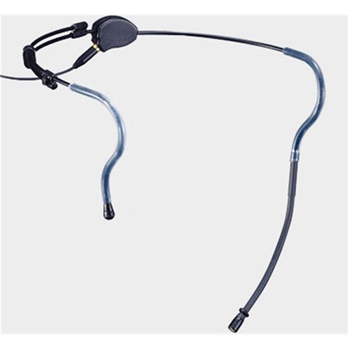 Lightweight headset mic black with 4-pin mini-XLR