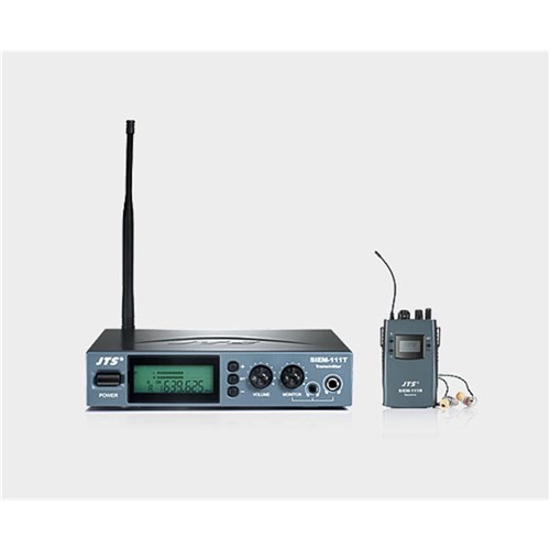 SIEM111BZ In-ear monitor stereo system with SIEM111T, SIEM111R and IE1 638-662 MHz