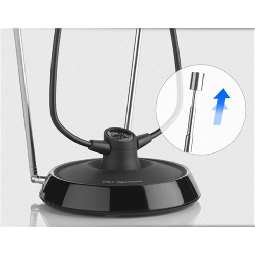 Non-Amplified Indoor Antenna DVB-T and DAB Universal