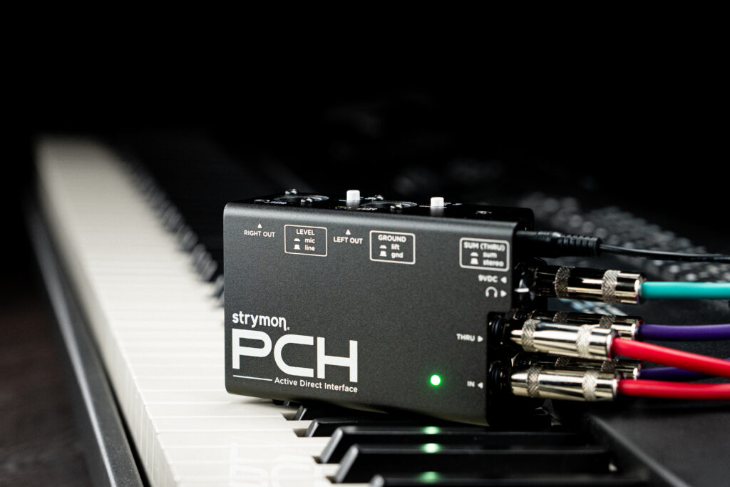 Strymon PCH connected to a digital piano.